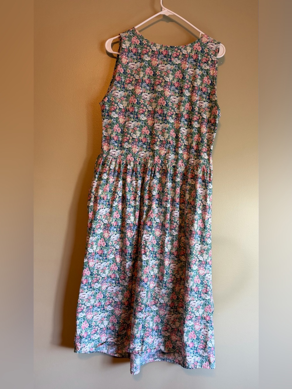 Vintage 90’s Lady Footlocker 100% Cotton Cottagecore Teachercore Dress - Picture 9 of 11